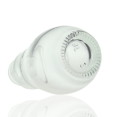 Botella de vidrio del suero del casquillo del oro del espray del oro 30ml