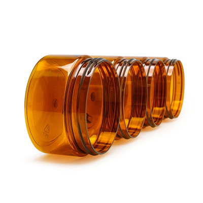 Tarro del envase de plástico de Skincare con los tarros poner crema cosméticos de las tapas 100g del tornillo