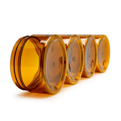 Tarro del envase de plástico de Skincare con los tarros poner crema cosméticos de las tapas 100g del tornillo