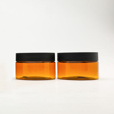 Tarro del envase de plástico de Skincare con los tarros poner crema cosméticos de las tapas 100g del tornillo