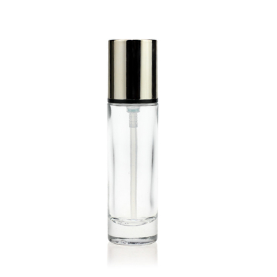 la bomba de cristal de la fundación líquida clara 30ml embotella el empaquetado cosmético