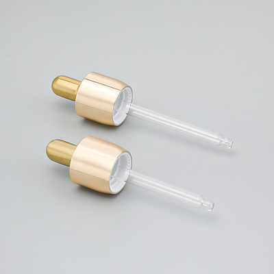 Botellas ULTRAVIOLETA de lujo del dropper del suero con el CE de empaquetado de oro 1.01oz