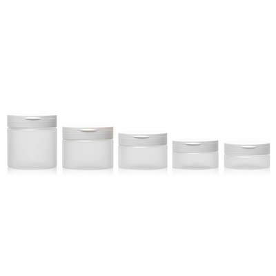 180g 240g 300g Logotipo personalizado Embalaje de plástico Crema envases para mantequilla corporal Crema facial