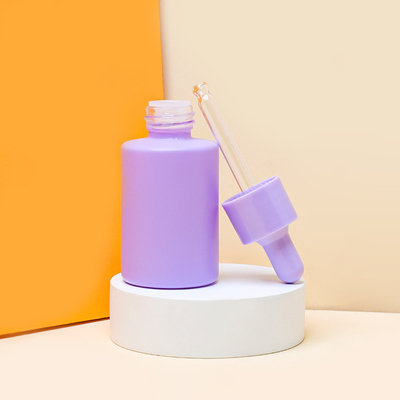 El suero Matte Glass Dropper Bottle 30ml heló la botella de aceite esencial cosmética 1oz