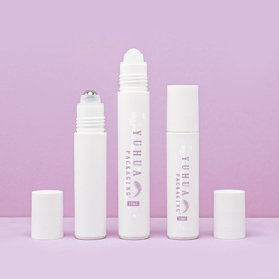 rollo plástico de 10ml 15ml PP en logotipo modificado para requisitos particulares color blanco de la botella