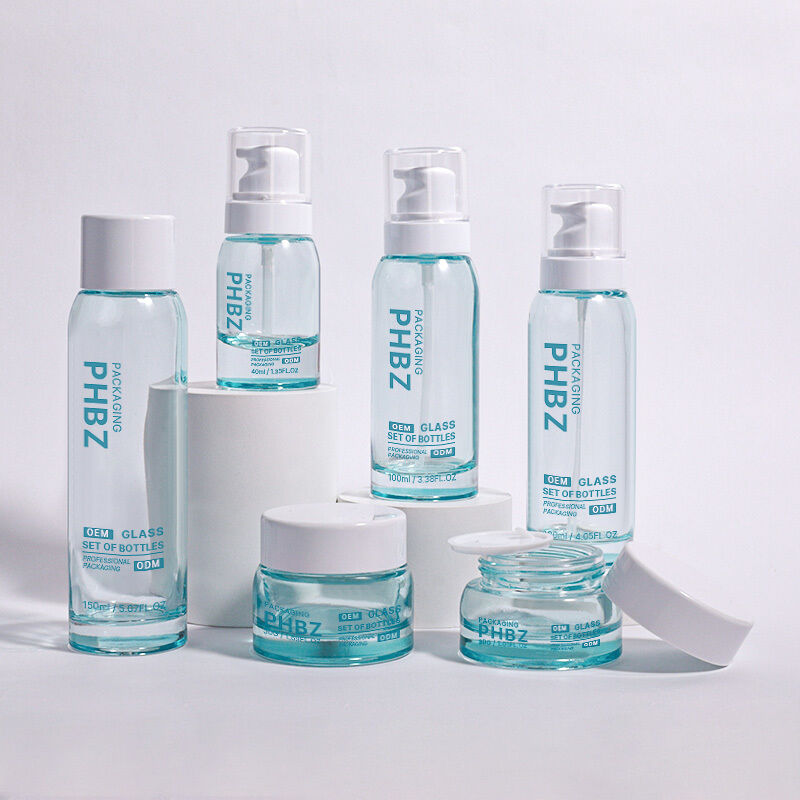 Estampado en caliente Conjunto de embalaje cosmético personalizado ODM OEM aceptado Diseñado para las necesidades de embalaje y marca de productos cosméticos