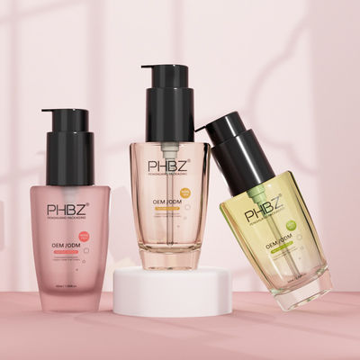 Botellas de fondo botella de loción de vidrio al por mayor para la loción corporal aceite para el cabello aceite de suero