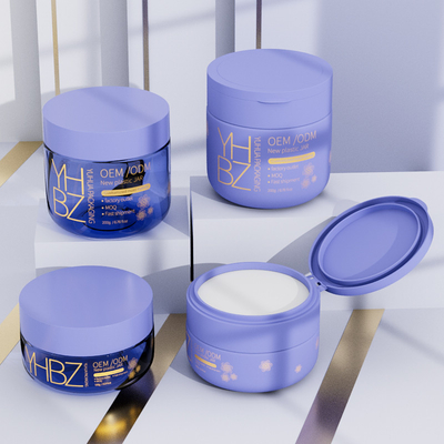 100g 200g Jarras de embalaje de plástico Ecológico Cosmético Jar de plástico con tapa
