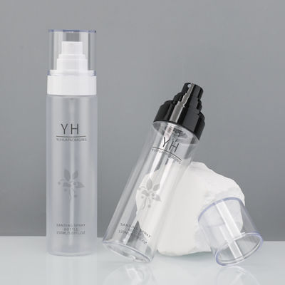 Clear Mist Spray Bottle Custom Color Cosmetic Plastic Bottle 120ml 150ml for Perfume Makeup Toner