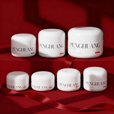 Frascos de vidrio de crema personalizados para bálsamo labial en blanco/transparente/personalizado con logotipo personalizado y color/impresión personalizados