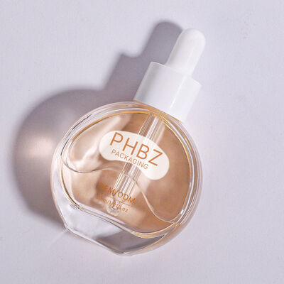 Botella de suero de aceite certificada SGS 30ml Capacidad perfecta para aceites esenciales Cuidado de la piel Envasado de suero a prueba de fugas y reutilizable