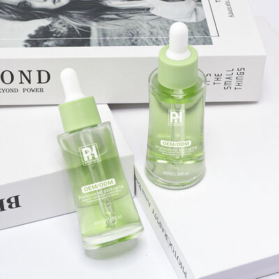 Frascos goteros de suero herméticos a prueba de fugas con color y logotipo personalizados, adecuados para aplicaciones de envasado de cosméticos