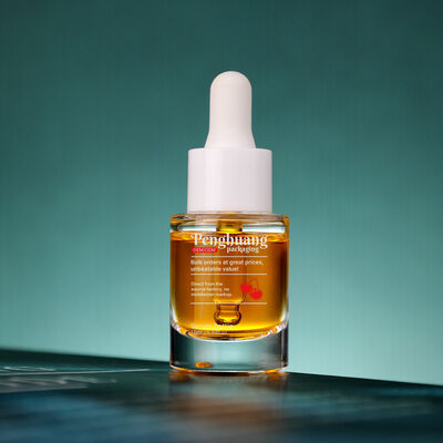 Botellas de goteador de suero Proof de fugas Diseño hermético con color personalizado e impresión de logotipo Perfecto para las necesidades de embalaje cosmético de lujo
