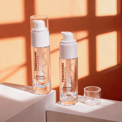 Fundamento líquido Botellas de vidrio de embalaje cosmético con capacidad de 30 ml impresión personalizable y diseño hermético a prueba de fugas duradero