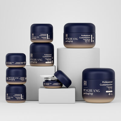 Frascos de vidrio crema, una elegante solución de embalaje para productos cosméticos con tapas de rosca seguras, ideales para cremas y lociones de belleza