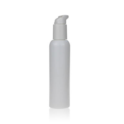 Botella blanca semi opaca de 120ml Opal Glass Bottle Lotion Pump