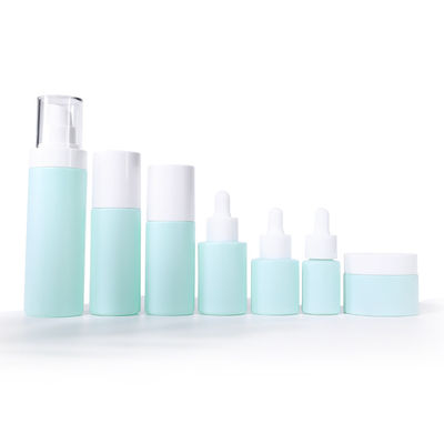Bot de empaquetado cosmético de lujo del espray del vidrio de la bomba de la espuma 15/20/30/40/50/100ml del viaje de la cara del lavado de la botella limpia conveniente de la crema batida