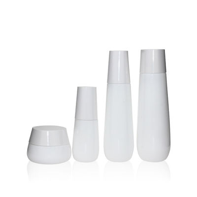 Empaquetado blanco como la leche de 50g 100ml 150ml Opal Glass Bottle Empty For Skincare