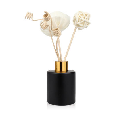 Negro redondo Reed Diffuser Bottle de la botella de vidrio del difusor de 30ml 50ml