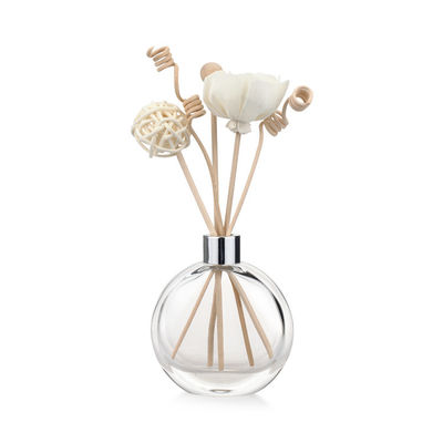 Reemplazo de Reed Diffuser Bottle Clear DIY de la ronda de MSDS 55ml