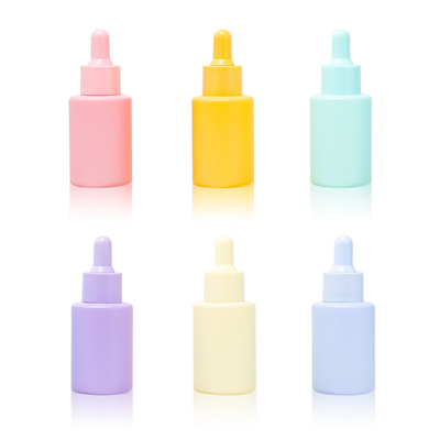 El suero Matte Glass Dropper Bottle 30ml heló la botella de aceite esencial cosmética 1oz