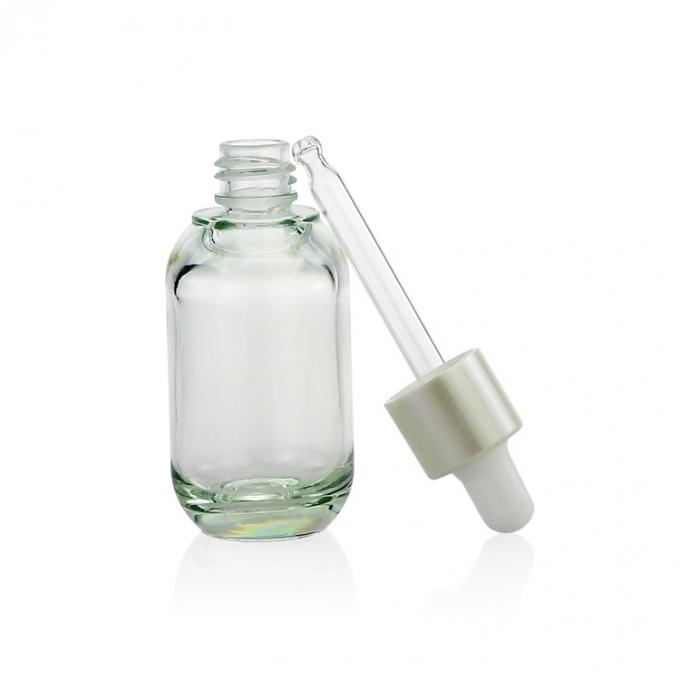 Cosméticos plásticos claros de la botella de la venta caliente 15ML PETG alrededor de la botella de lujo del suero del ojo del dropper
