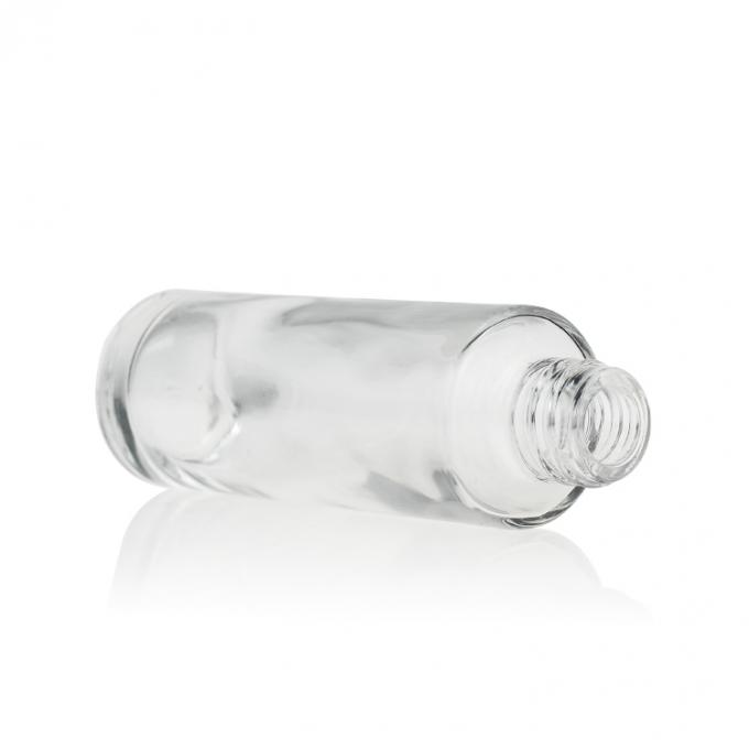 Botella de cristal de empaquetado cosmética clásica del suero de la botella del dropper del claro 30ml