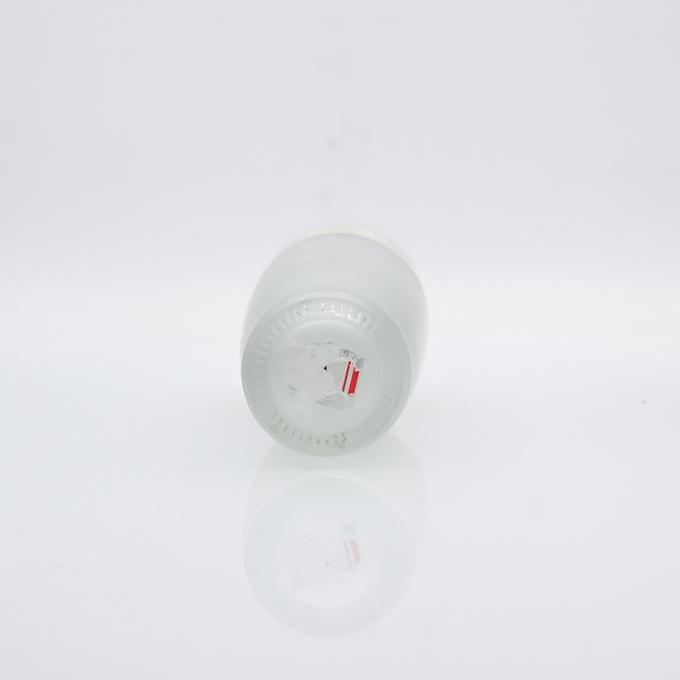 botella cosmética de la bomba de la loción de la botella de vidrio de la fundación de la bomba y de la cubierta del oro 50ml