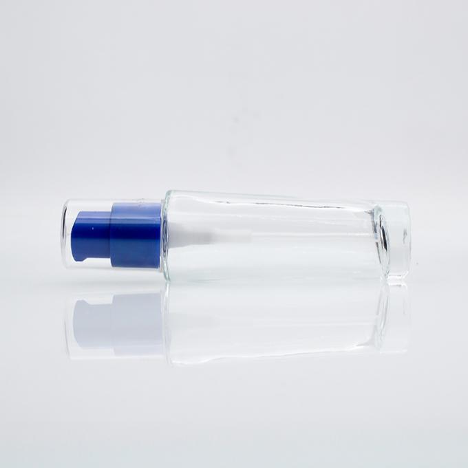 La cara vacía compone la botella de cristal cosmética 33ml para la fundación líquida