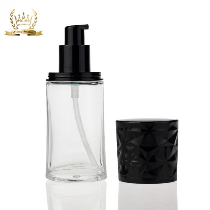Botella líquida vacía 30ml de la fundación del nuevo maquillaje cosmético del diseño con la bomba