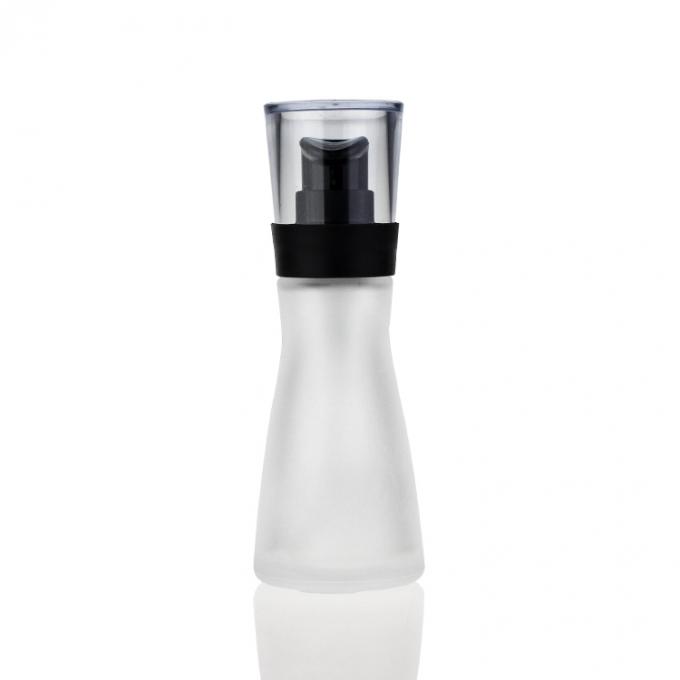 Botella de cristal de lujo que empaqueta la botella líquida de la bomba de la loción de la botella de la fundación 35ml