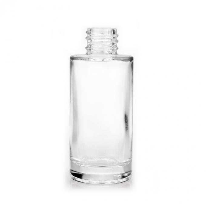 botella de vidrio de empaquetado de la loción de la bomba de la fundación líquida de lujo 30ml