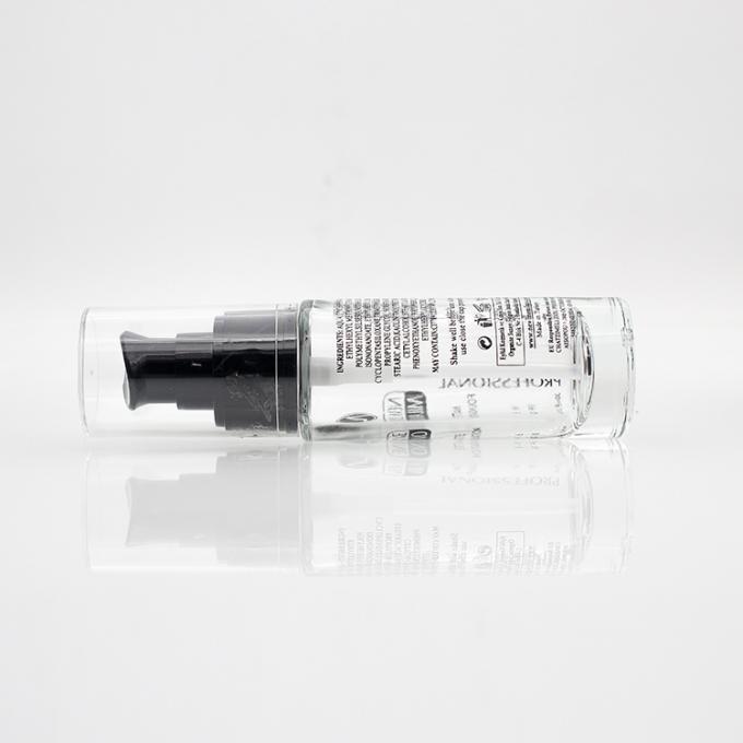 Botella líquida de la bomba de la fundación del cristal de botellas de la loción del precio bajo 30ml