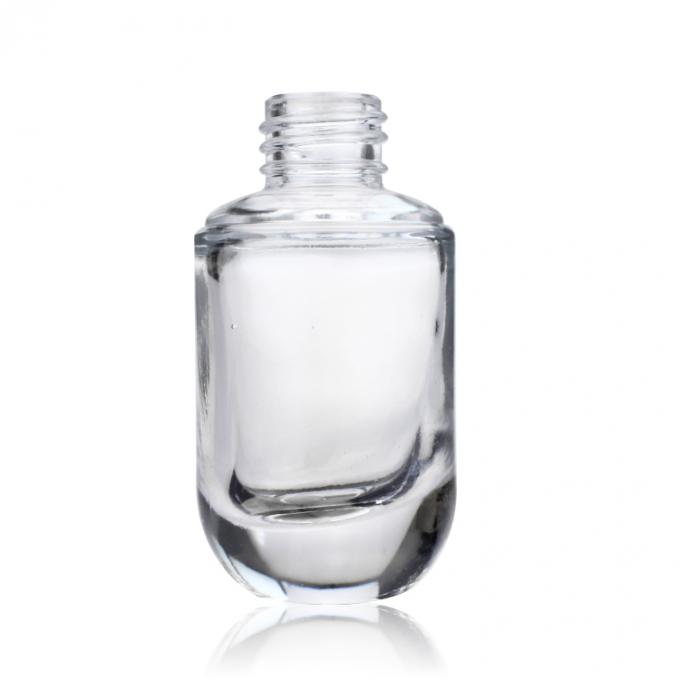 Botella líquida de cristal clara vacía de la fundación 30ml de China con la bomba blanca