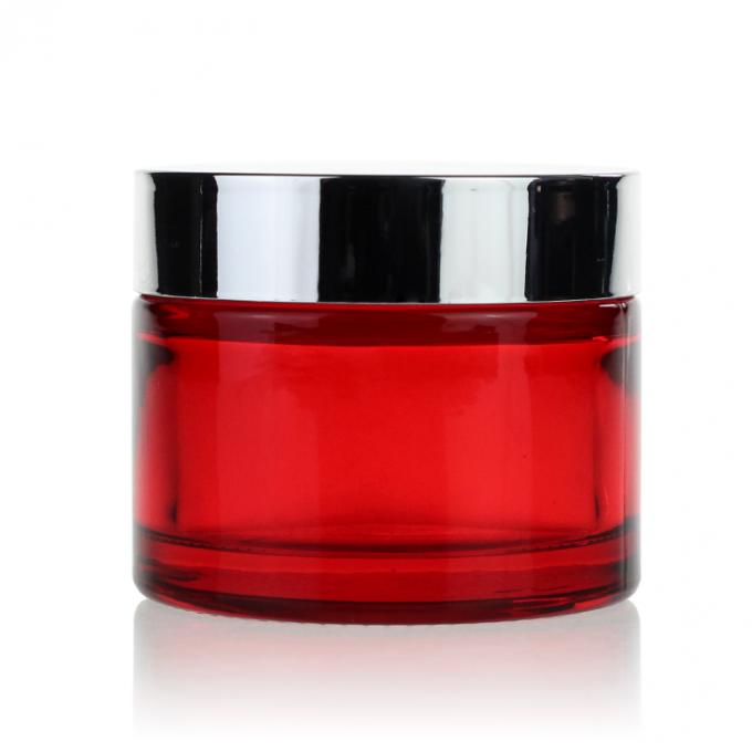 Sistema de los envases de la loción del viaje portátil de lujo rojo al por mayor de la botella/tarro de la crema y botella de empaquetado cosméticos de la loción