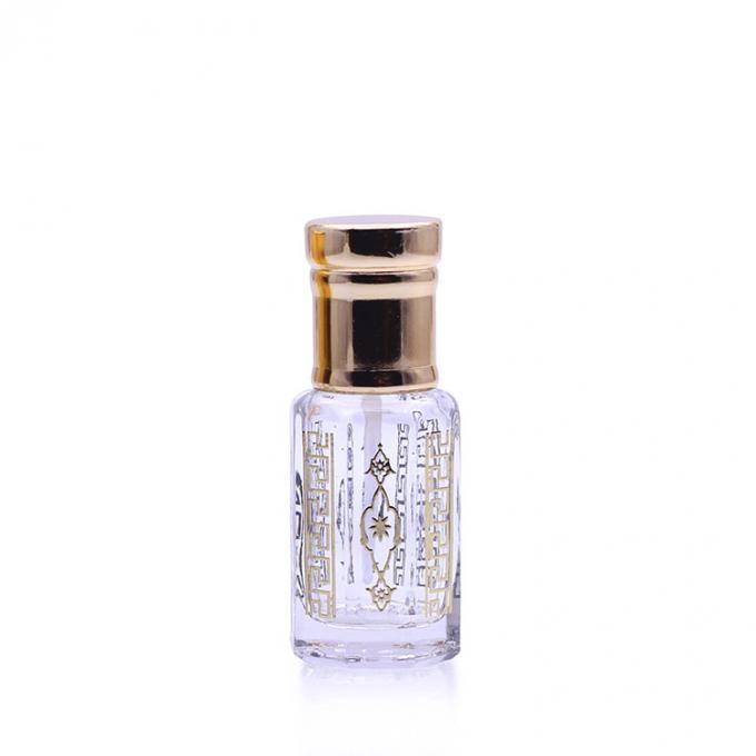 Botella de lujo del diseño 5ml Mini Small Glass Refillable Perfume con la bola de rodillo