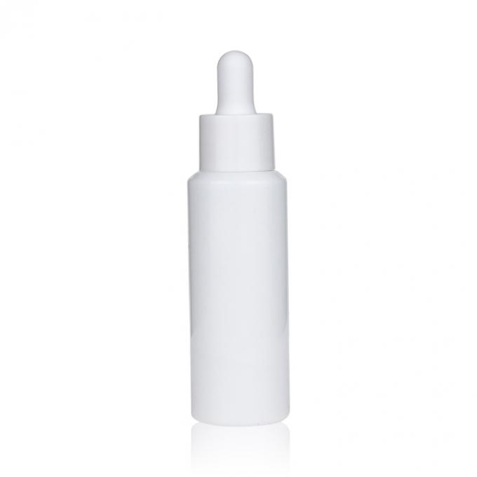 sistema de la botella de 30ml 50ml 100ml Opal White Ceramic Glass Pump para el cosmético