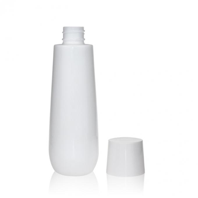 Porcelana blanca como la leche oval Skincare que empaqueta la botella de cristal vacía de la loción