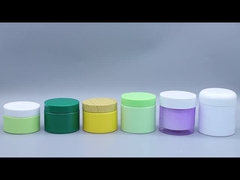 Envase plástico helado tamaño grande del tarro con Flip Cover 180ml 240ml 300ml