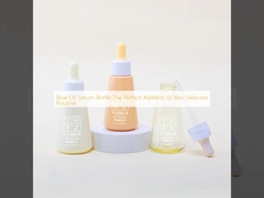 Botella de suero de aceite azul La adición perfecta a su rutina de cuidado de la piel