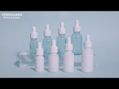 Botella de vidrio con gotero de aceite